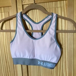 Pink Under Armour Sports Bra